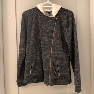 Lucky Brand Black Hoodie Size Medium EUC